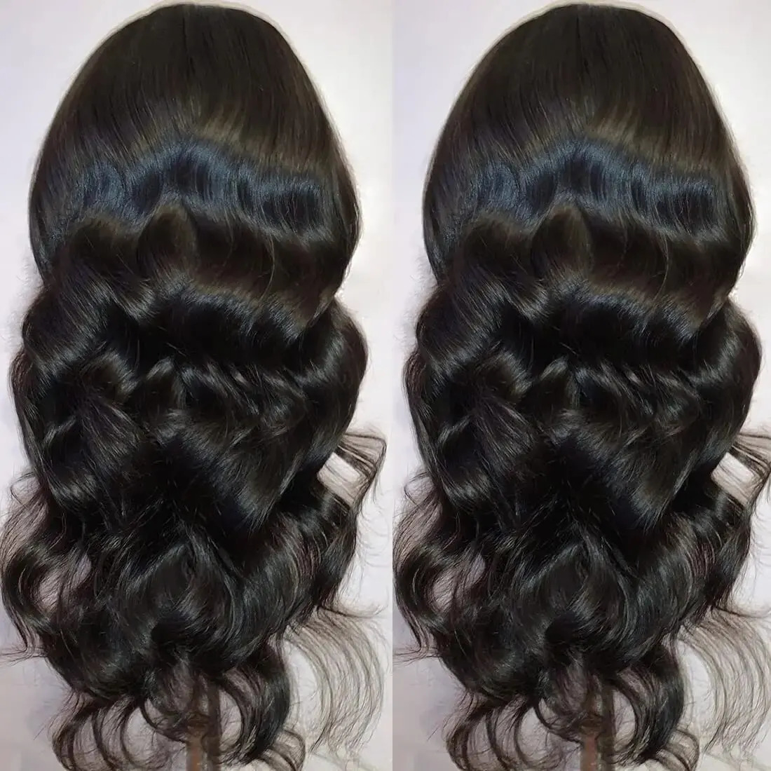 Body wave 13 * 4 lace front synthetic wig long matte lace front wig with pre shedding natural hair and baby hair 241007