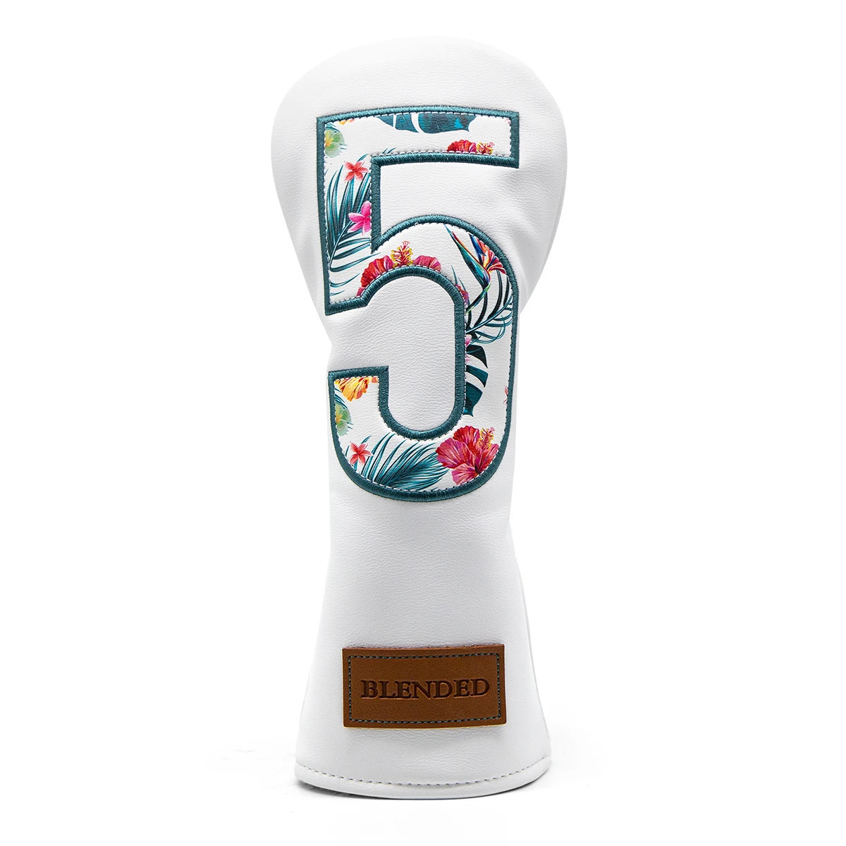 Golf Headcovers Summer Fashion Head Cover High Qaulity Driver Wood Cover Set White Premium Leather Driver Fairway Hybrid Golf Wo 240929
