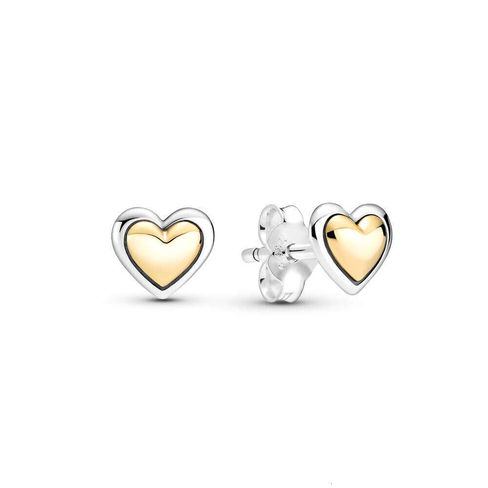 925 Sterling Silver Stud Earrings Pansy Heart Asymmetric Stars Feather Hoop Earring For Women Making Wedding Party Jewelry Gift designer earring