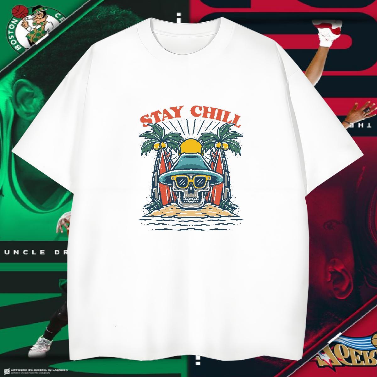 TOP Quality T Shirt For Man 230g 100% Cotton skull Street Wear DIY Logo Oversized Breathable Short Sleeve Men Tees New Tops