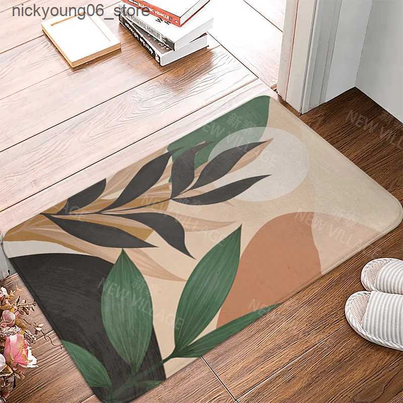 Non-Slip Bath Mats Anti-slip Bath Mat Bathroom Small Rug Shower Mat Home Decor Door Mat Kitchen Bedroom Entrance Room Mats boho abstract morandi L2409
