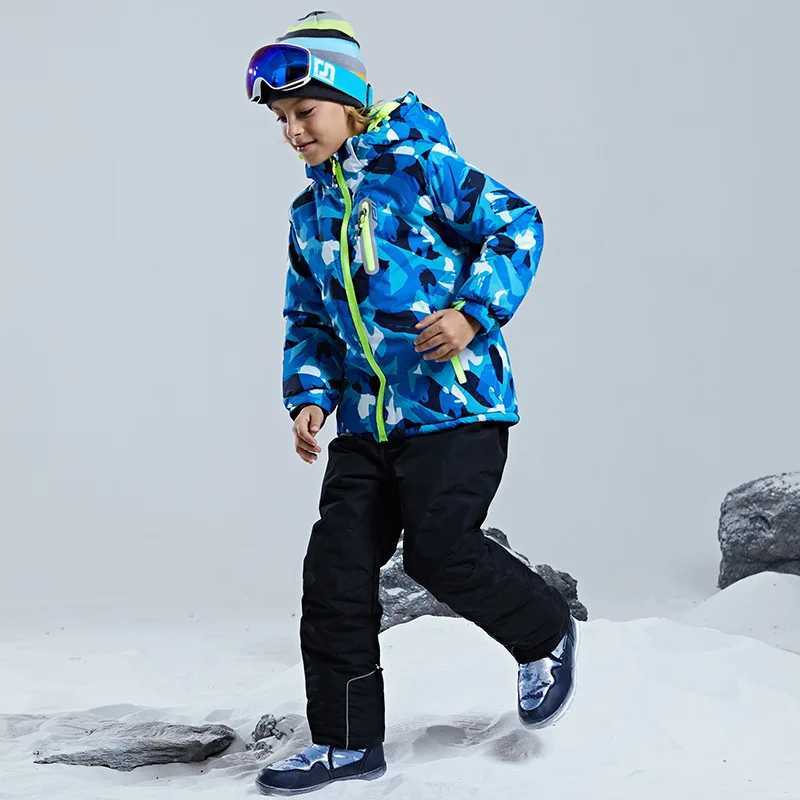 Down Coat -30 Children clothing Set Ski Suit Set Boys Girs s clothes Winter Jacket Snowboard Waterproof Skiing Teen Costume Snowsuit H241010