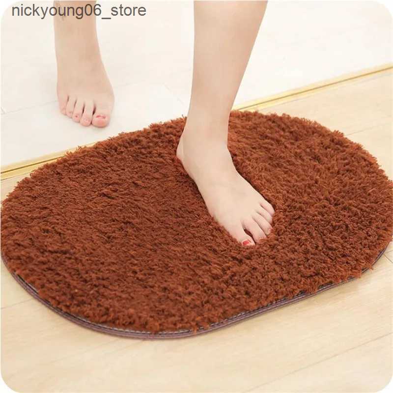 Non-Slip Bath Mats Microfiber Bathroom Comfortable Quick Dry Bath Pad Anti Slip Mat Bathtub Room Living Room Door Stairs Bathroom Foot Floor Mats L240
