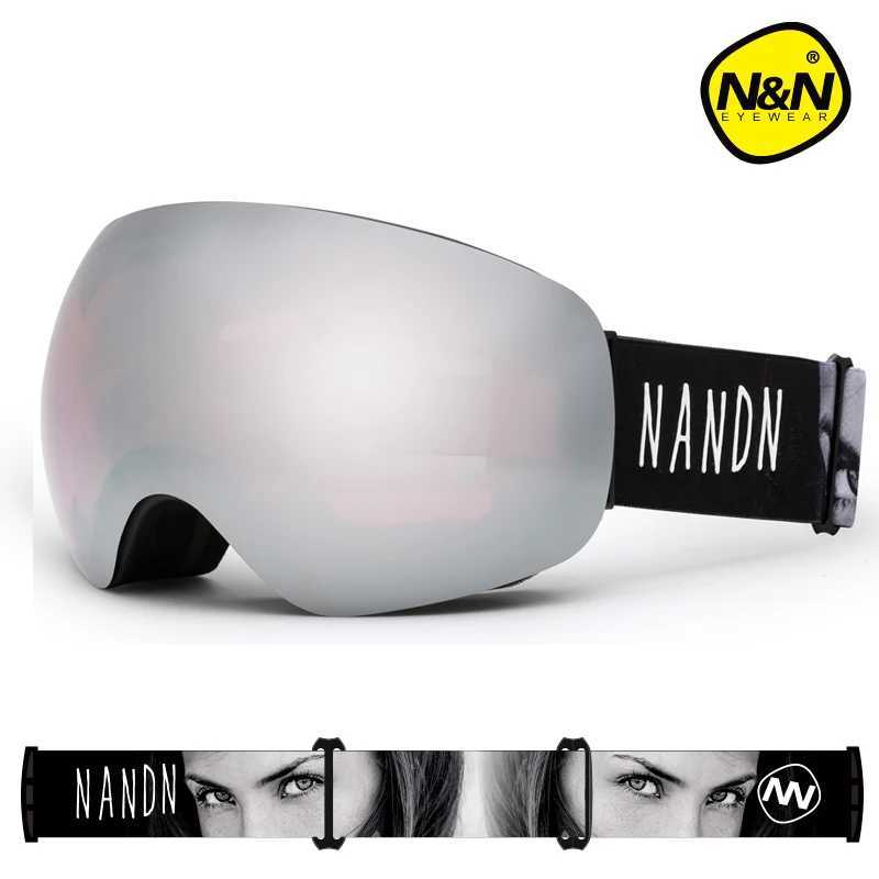 Nandn snow glasses large lens anti fog mens and womens ski goggles large ski mask ski goggles CL241010