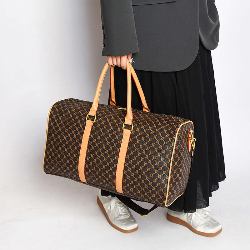 Ladies' travel fashionable large capacity luggage hand raised poor business simple tote bag, ready for delivery bag