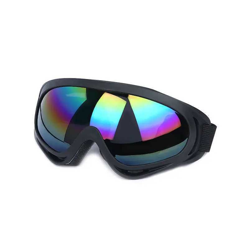 Large spherical mirrors windproof and lockable Myopia glasses ski goggles/single-layer simple communication outdoor products CL241010