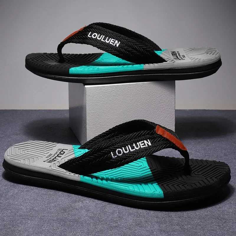 Designer High Quality Hot Sale Men Flip Flops Summer Beach Men Outdoor Breathable Casual Beach Men SlippersXJ250311