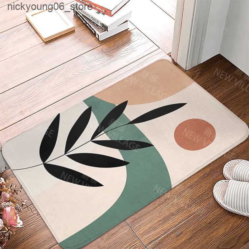 Non-Slip Bath Mats Anti-slip Bath Mat Bathroom Small Rug Shower Mat Home Decor Door Mat Kitchen Bedroom Entrance Room Mats boho abstract morandi L2409