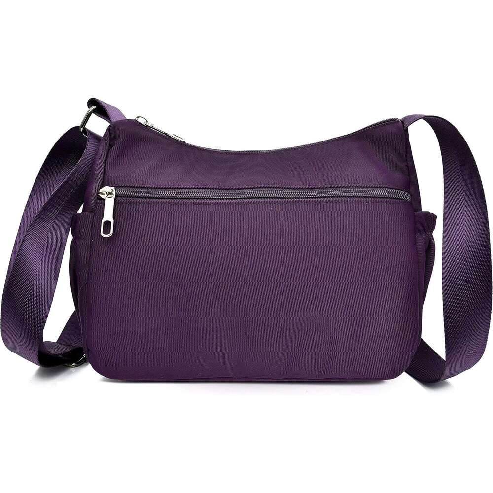 Crossbody for Women Casual Handbags & Shoulder Bags Nylon Tote Lightweight Waterproof Messenger Anti Theft Bag