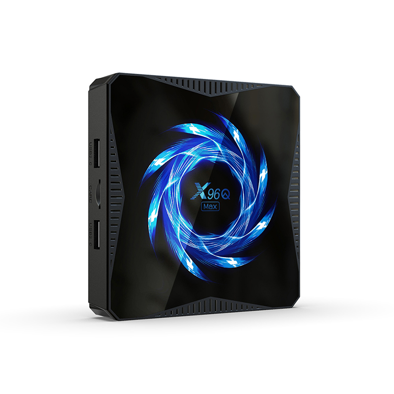 X96Q MAX TV BOX Android 10.0 Allwinner H616 Quad Core ARM Cortex A53 4GB ROM 64GB RAM 2.4/5G Dual wifi BT5.0 4K H.265 set top media box With remote co