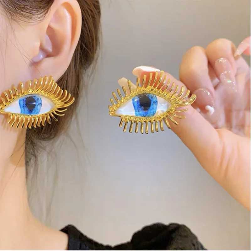 Dangle Chandelier Exaggerated Design Retro Eye Earrings Fashion Temperature Jewelry Women H241010