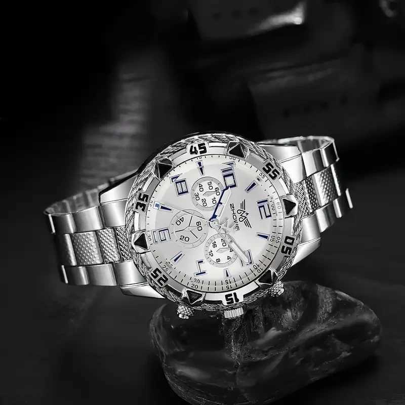 1Pcs Mens WatchLarge Dial Fashion Quartz Business WristwatchIeal Choice For GiftsX241010