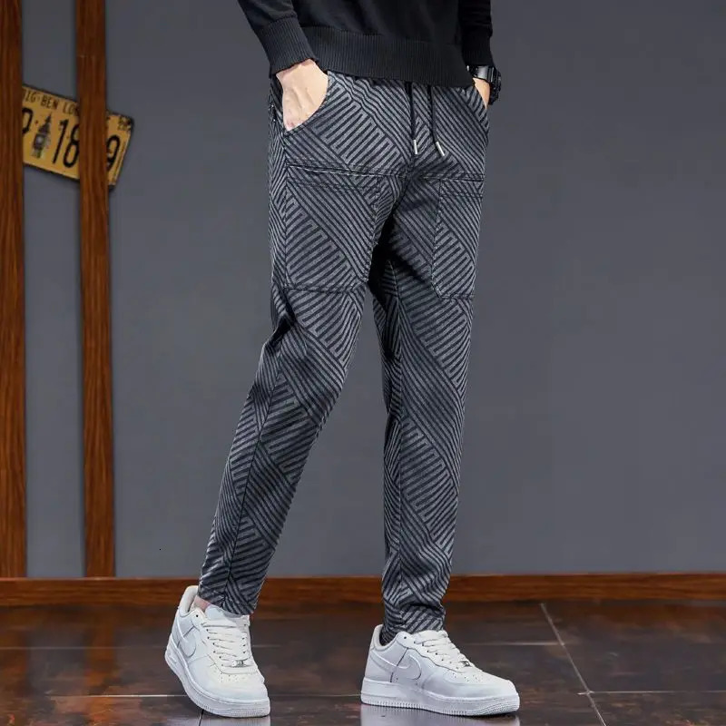 Jeans mens sports pants Y2k cargo pants hip-hop casual er clothing retro 241007