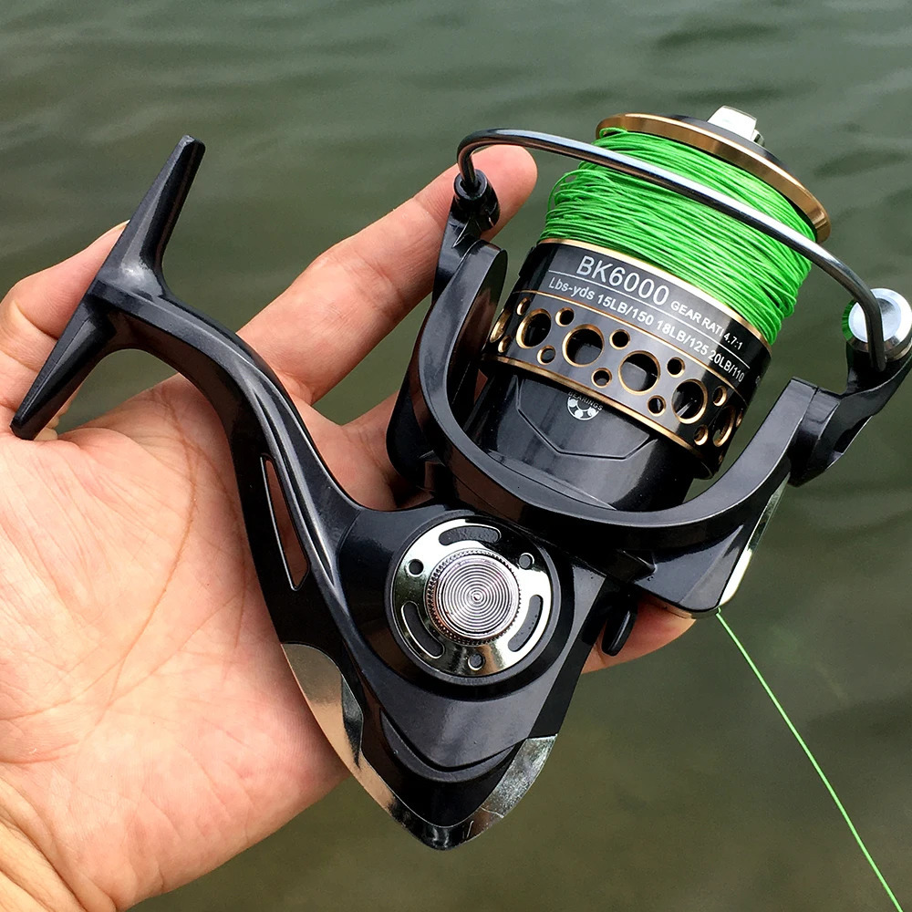 Spinning Reel 2000 - 7000 Ultralight Max Drag 12kg 5.2 14.7 1 Surfcasting Fishing Reel Spin Saltwater Jigging Reels 241010