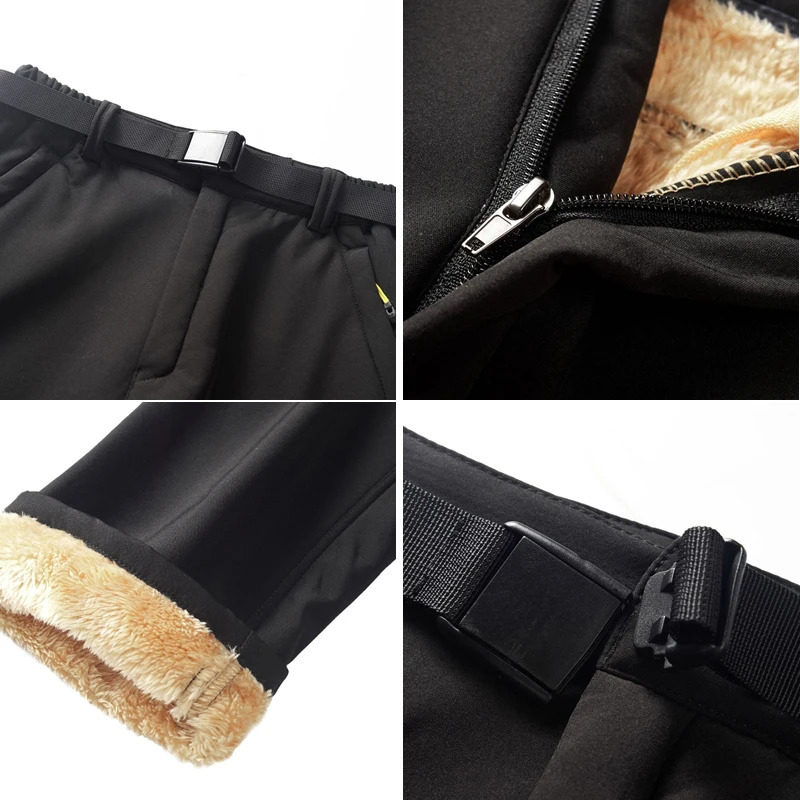 Winter Ski Pants For Men Women Outdoor Keep Warm Windproof Waterproof Thermal Snow Trousers Outdoor Snowboarding Trekking Pants 240930