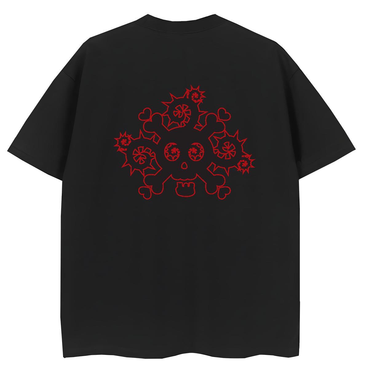 New Arrival T Shirt For Woman 230g Cotton O Neck Short Sleeves Casual Daily Wear skull Woman Tshirt Lady Customized Tops Tees