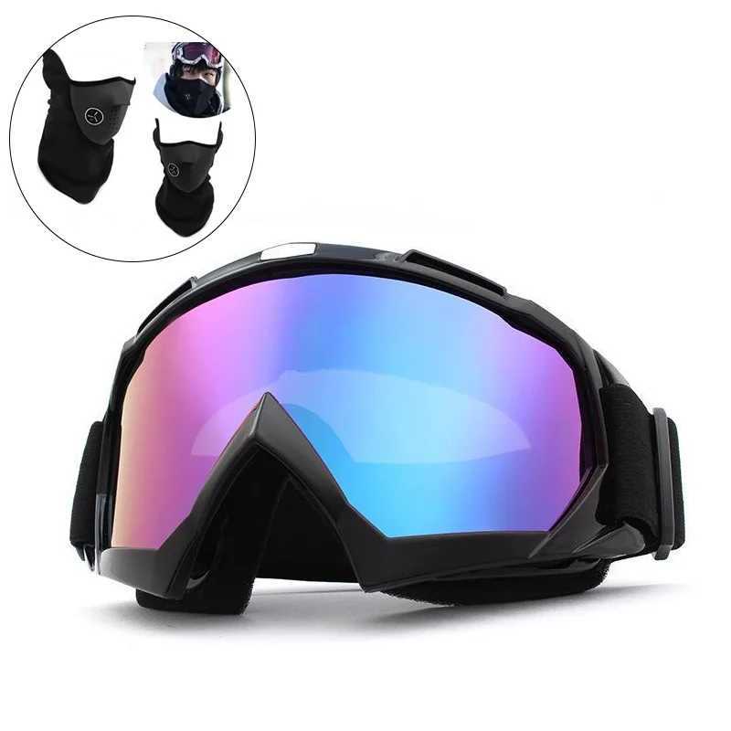 Ski goggles windproof bicycle goggles winter anti fog ski board goggles ski face shields tactical goggles CL241017