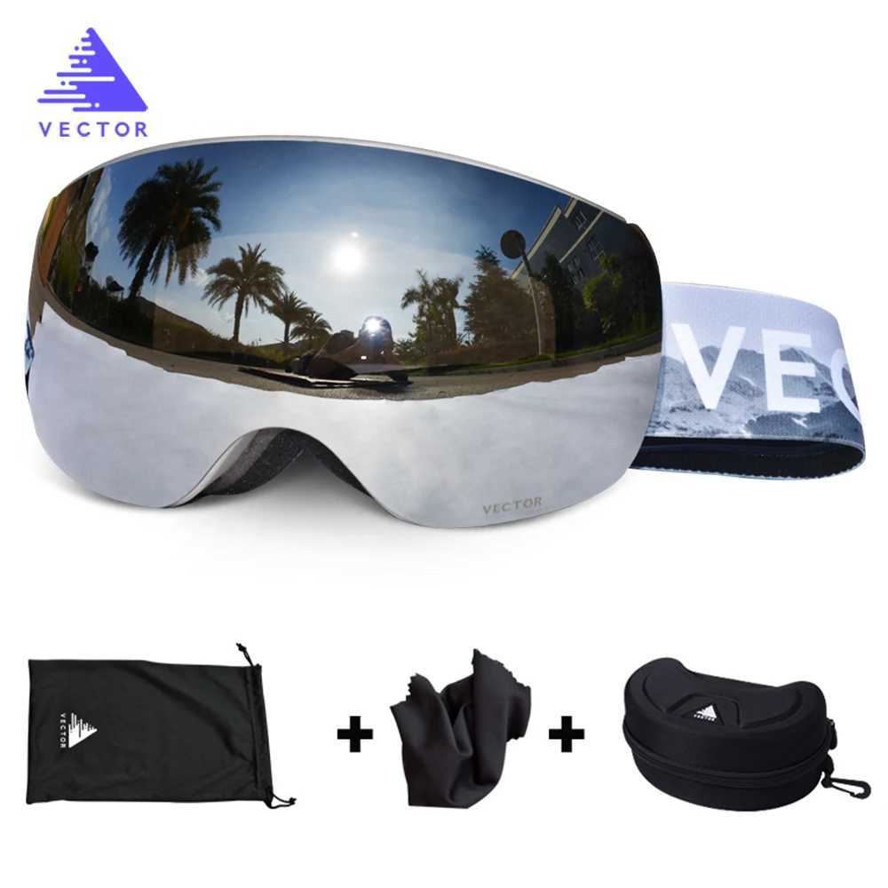 OTG Ski Mirror Magnetic Goggles Womens Ski Eye Mask UV 400 Snow Protective Glasses Adult Double sided CL241010