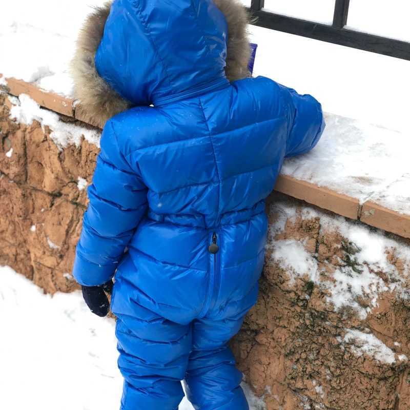 Down Coat Winter childrens one-piece down jacket boys waterproof thick down jacket girls unwashed warm jacket 2-6 years old H241010
