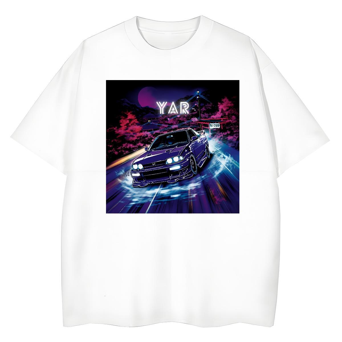 New T-Shirts 230g Pure Cotton Breathable Soft Casual Beach car Lady T shirt Comfortable Customized Print Tops Tees