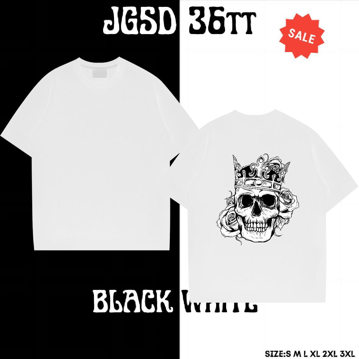 Classic T-Shirts for Men 100% Cotton 230g skull Sport DIY Printed Breathable Tshirt for Man Woman Factory Direct Tops Shirt