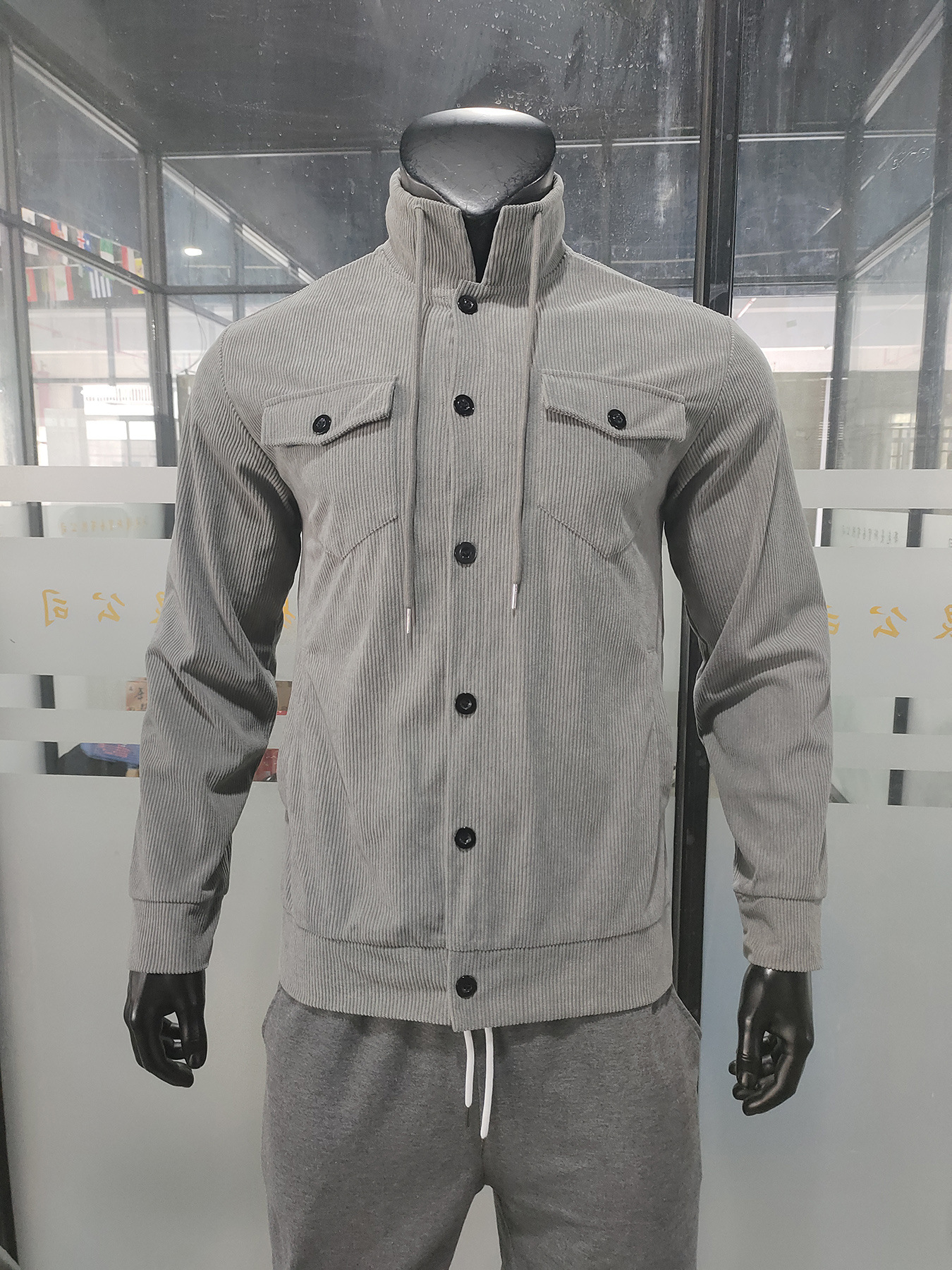 Mens Hoodies Shirts Long Sleeve Button Jackets Casual sweater Button Down Shirt Jacket with Pockets Classic Streetwear Hoodie Sweatshirts fashion