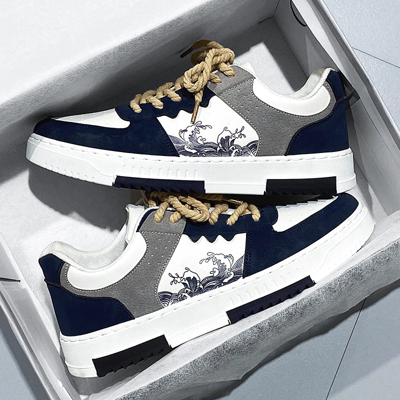 Mesh Men's Breathable Casual Sneakers: Anti-Slip, Hot Trendy Platform Sole Sneakers: Anti-Slip,