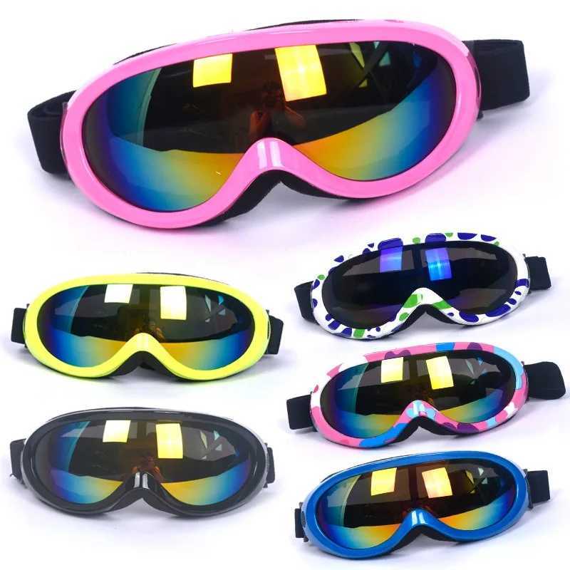 Childrens motorcycle skiing goggles boys and girls outdoor sports camping goggles winter windproof UV protection skiing goggles CL241010