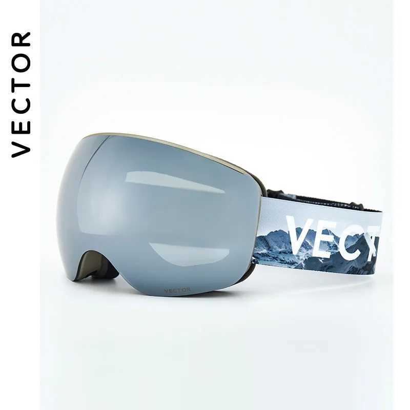 OTG Ski Mirror Magnetic Goggles Womens Ski Eye Mask UV 400 Snow Protective Glasses Adult Double sided CL241010