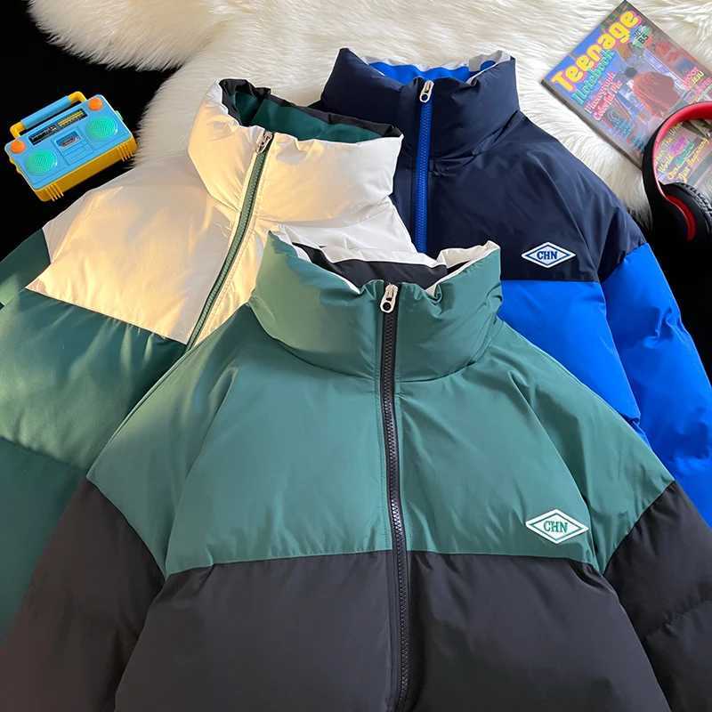 Men's Down Parkas Winter Mens and Womens Couple Clothes Windproof Warm Parkas Classic Thicken Bubble Jacket Fashion Casual Puffer Jacket for Men 