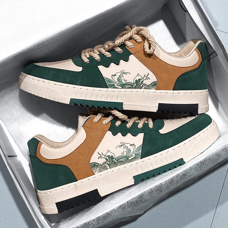 Mesh Men's Breathable Casual Sneakers: Anti-Slip, Hot Trendy Platform Sole Sneakers: Anti-Slip,