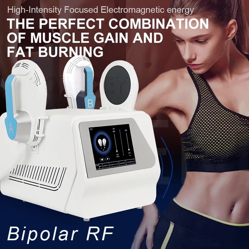 HIEMT Abs Training Body Slimming Machine EMS Muscle Stimulator EMSlim With RF Fat Burning Butt Lift Body Conturing Equipment