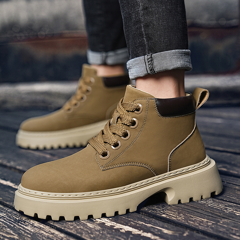 High top Martin boots for men autumn and winter