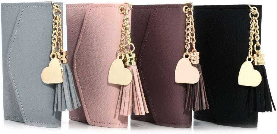 Small Wallets for Women Mini Credit Case ID Window Card Holder Coin Purse