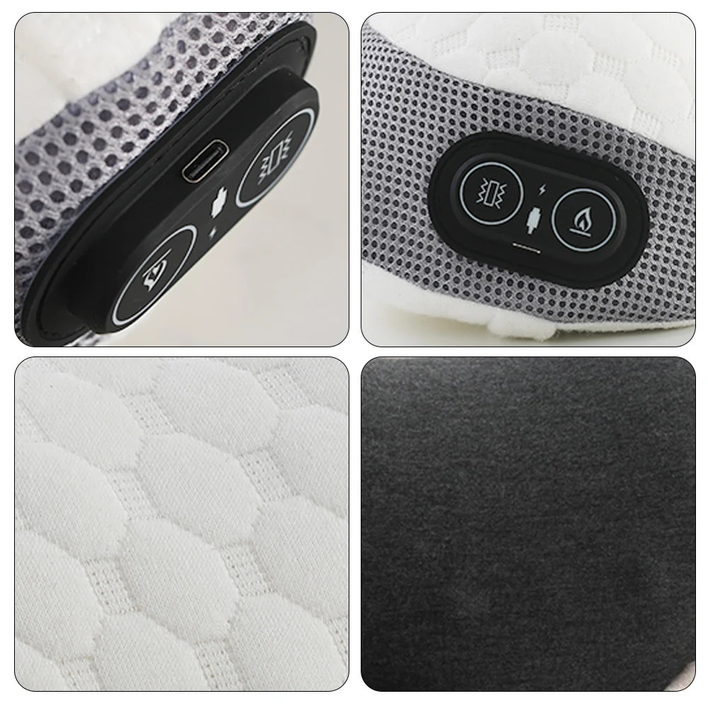 Soft neck vibration massage pillow with multi-purpose adjustable intelligent temperature control waist massager 241008