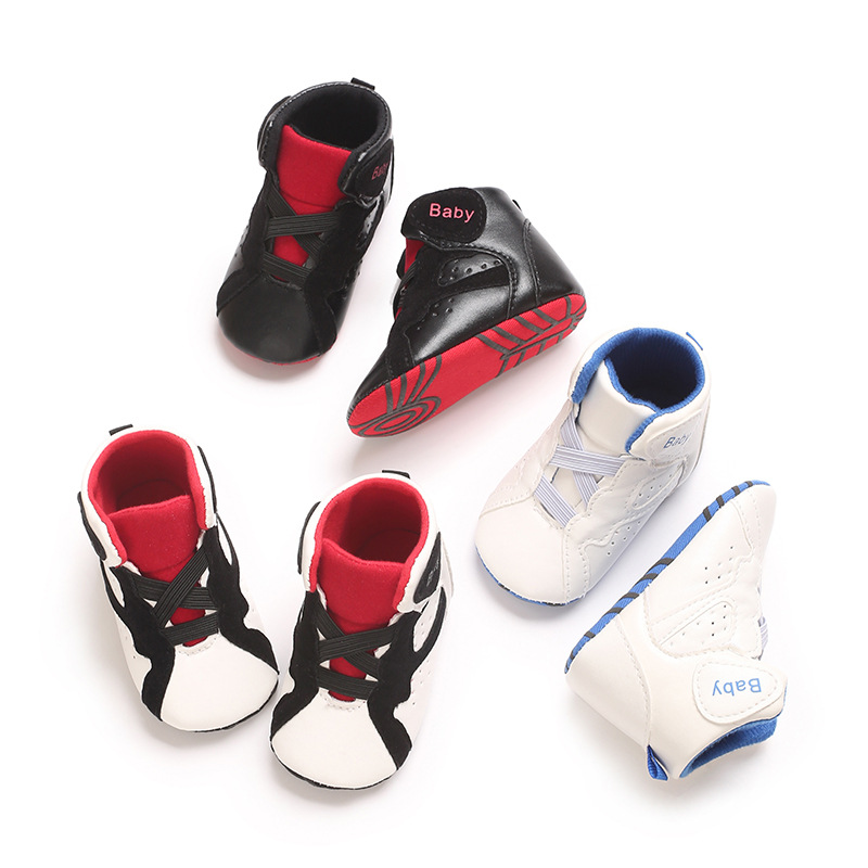 Fashion High Top Baby Shoes Boys Girls Infant Basketball Shoes cutefeet Sport Shoes Sneakers Casual Anti slip First Step Shoes Toddler 0-18M