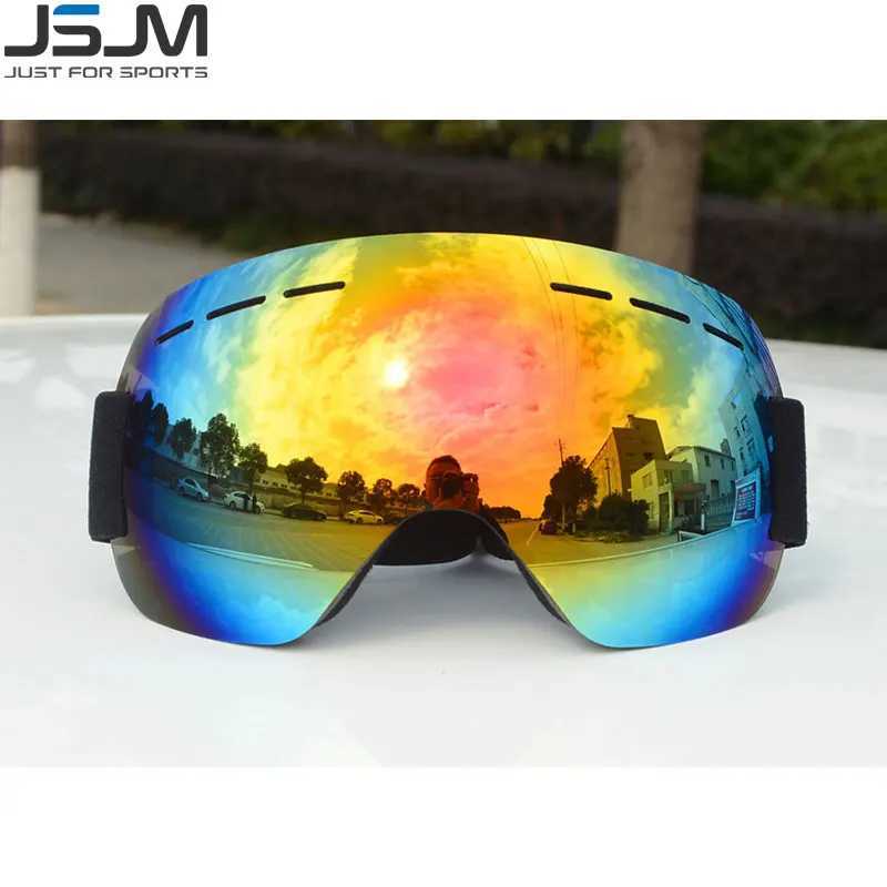 JSJM 2022 new ultra light anti fog ski goggles ski goggles winter outdoor sports goggles UV400 CL241010