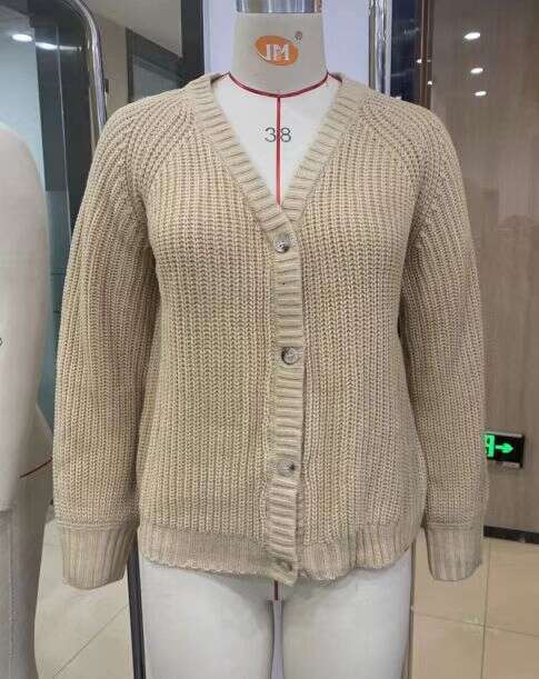 2024 Autumn/Winter New Product Loose Knitted Jacket Womens Sweater Cardigan