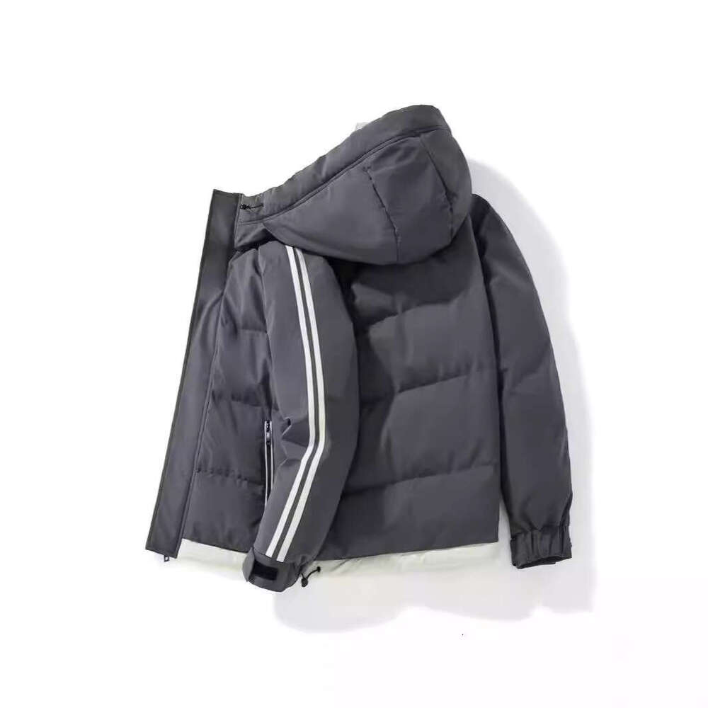 Cotton Jacket Men's Cotton Jacket Loose Jacket Winter New Item Thick Warm Hooded Korean Version Casual Down Cotton Jacket Men's Clothing Men