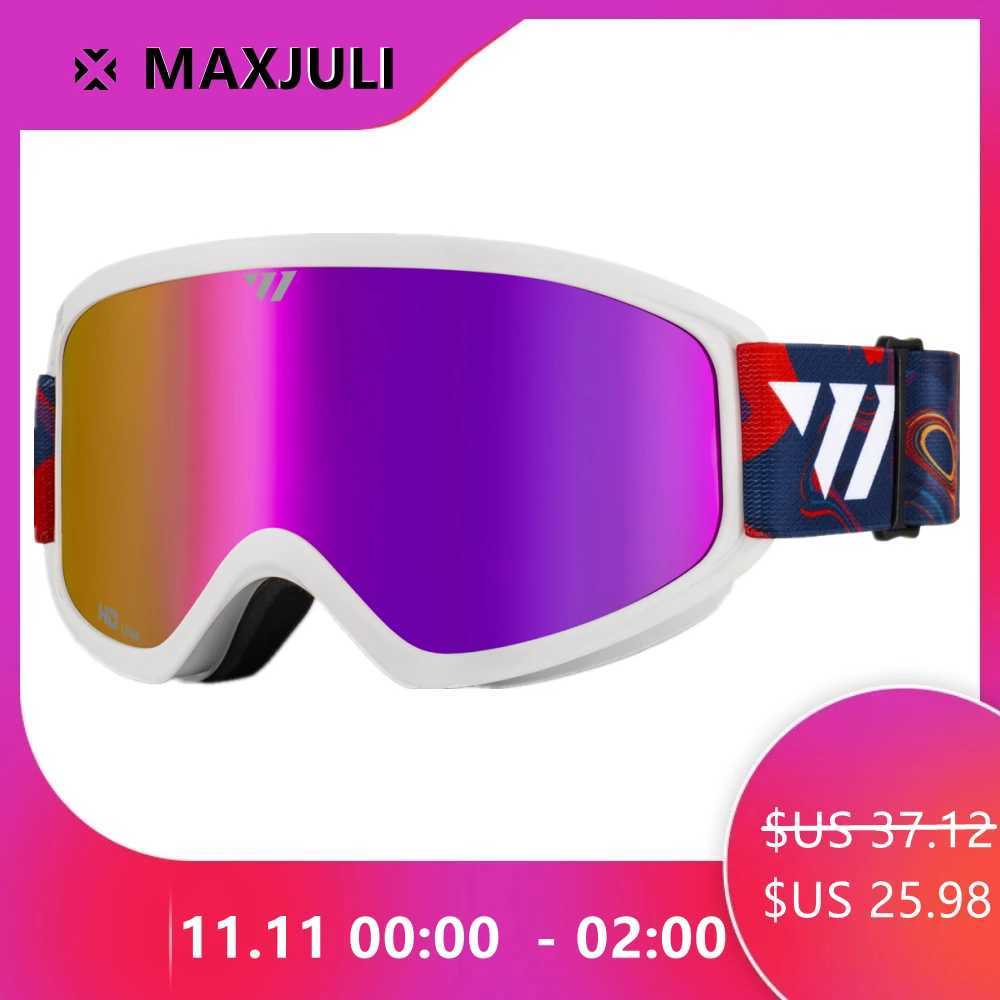 New professional ski goggles with double-layer lens anti fog UV400 ski goggles for men CL241010