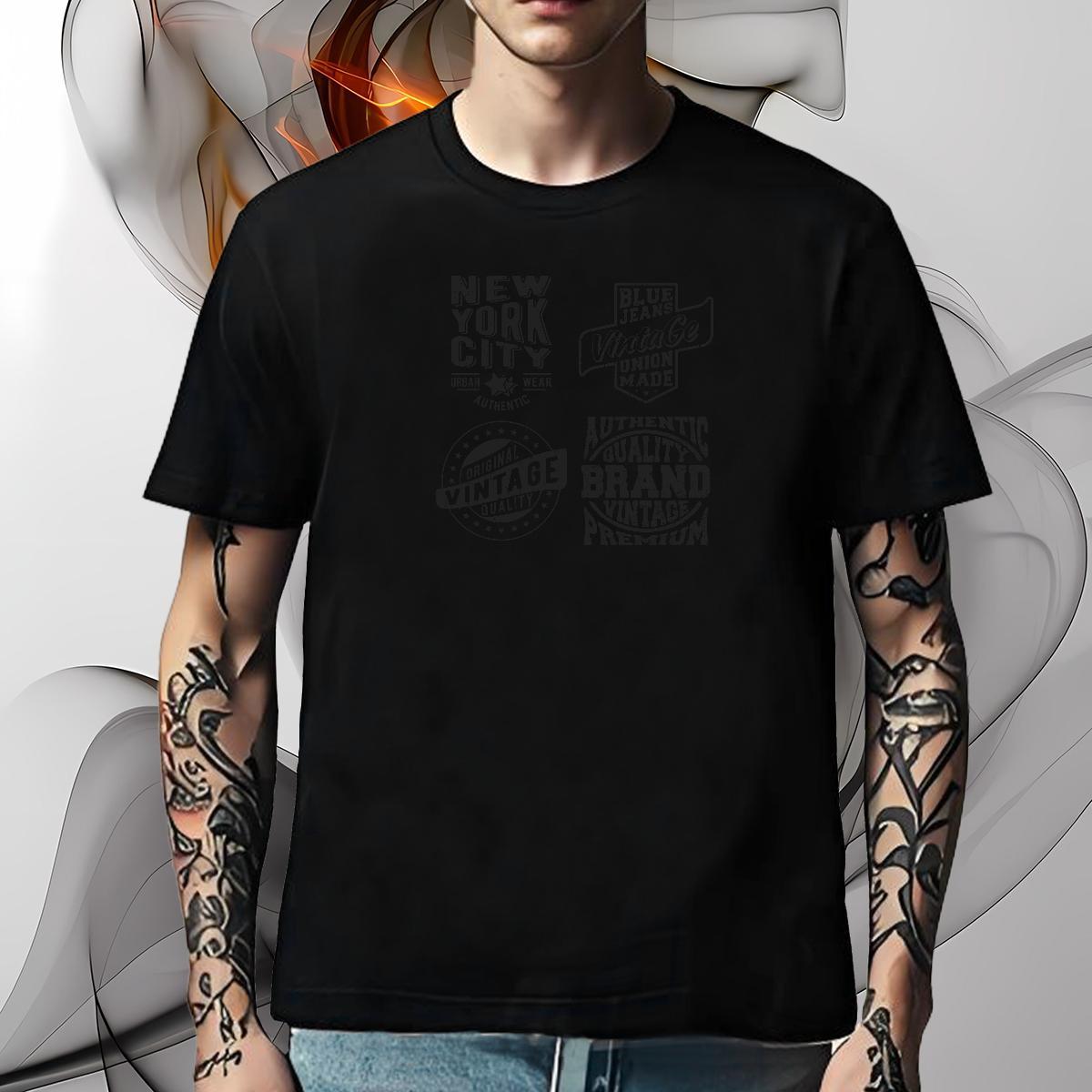 Cool Design T-Shirts for Men 230g 100% Cotton letter Sports Casual Customized O Neck Short Sleeves Men Tshirts DIY Polos