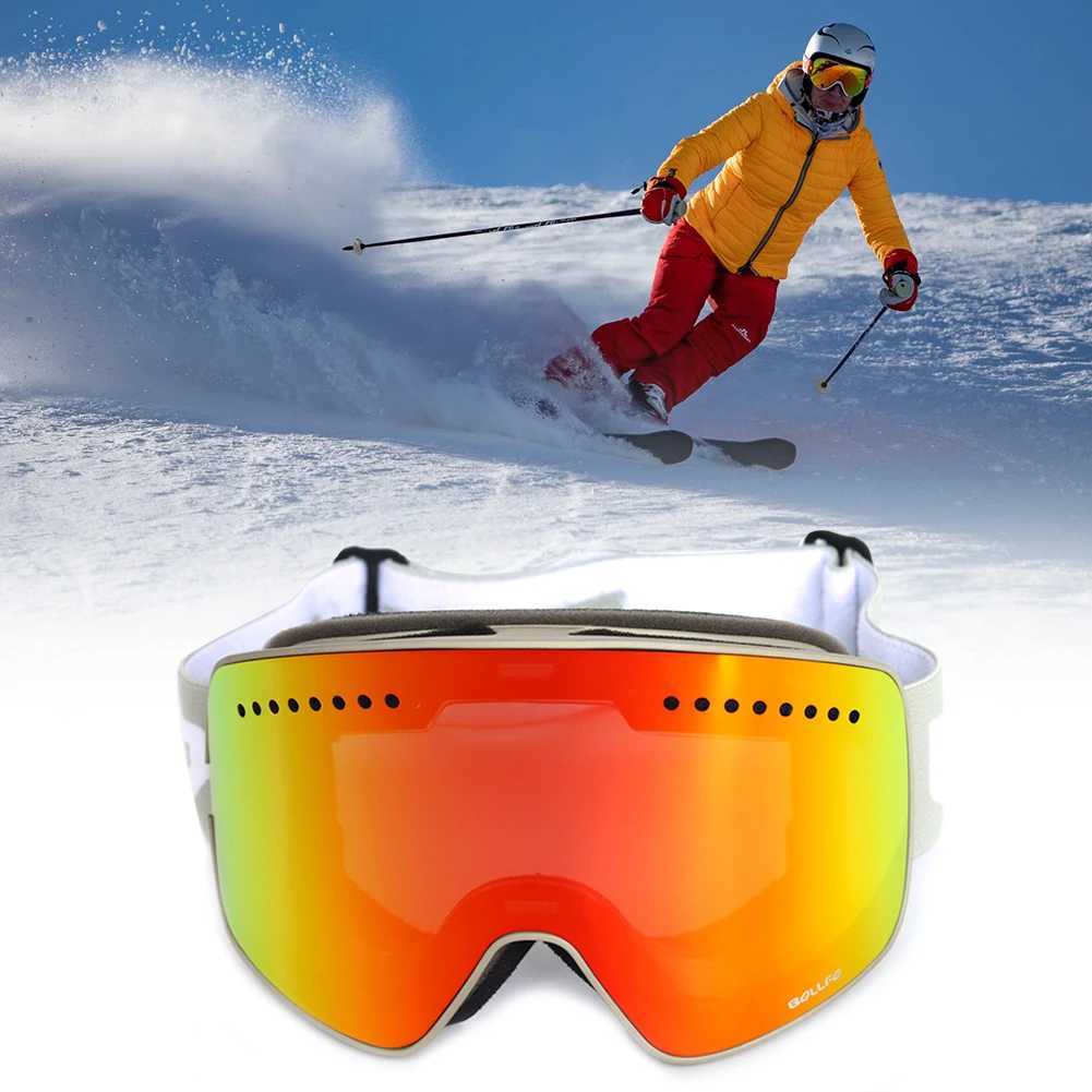 Mens ski goggles ski mask womens ski glasses UV400 snow protection glass magnetic mountain glasses CL241010