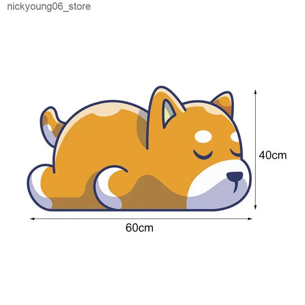 Non-Slip Bath Mats Cute Dog Panda Super Absorbent Bath Mat Non-slip Quick Drying Rubber Cartoon Animal Shower Rug for Home Floor Mats Toilet Carpet L2