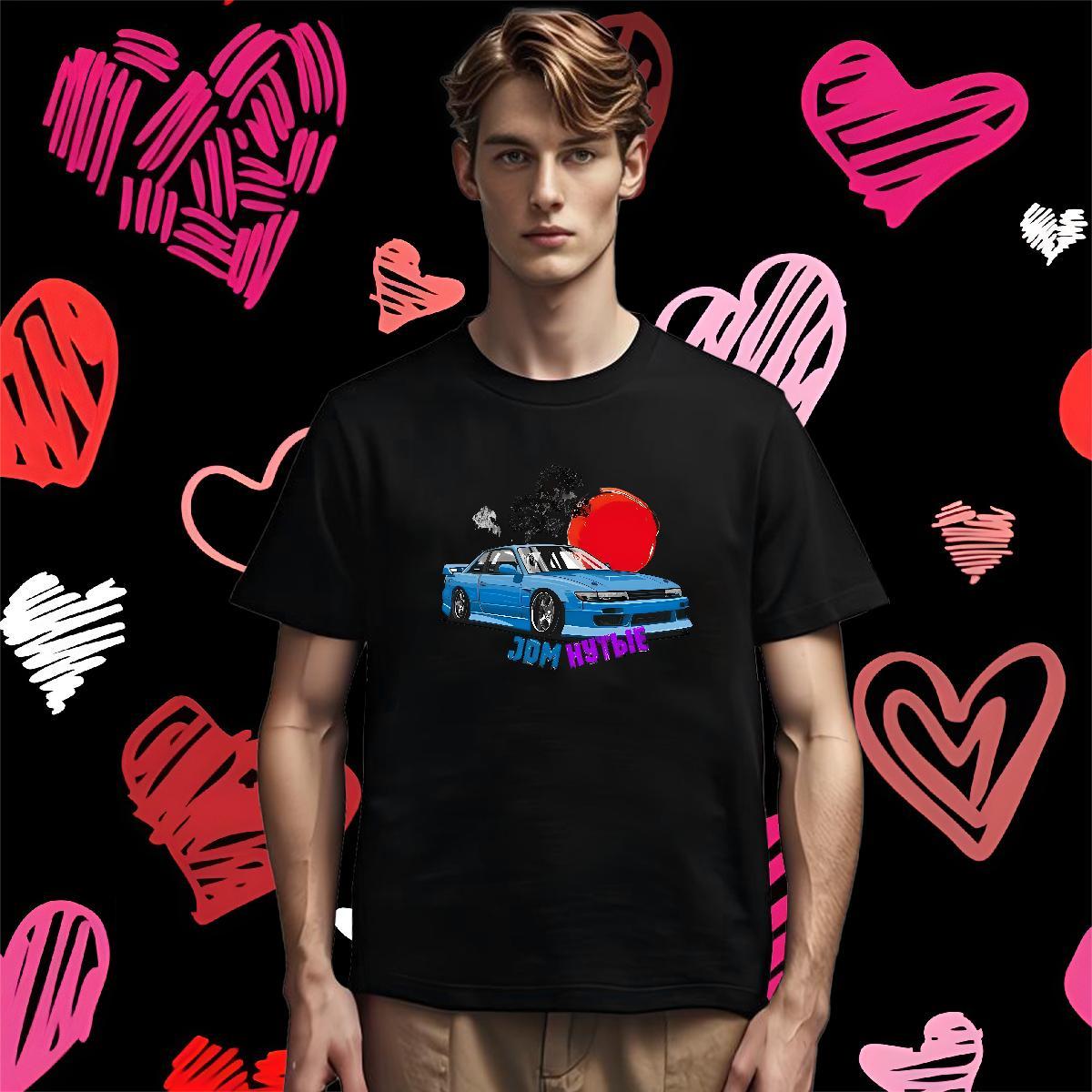 Designer Men T Shirts 230g Cotton sun Street Casual Anime O Neck Short Sleeves Men Tshirts 2024 New Tops Shirt