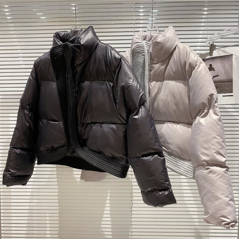 PREPOMP 2022 Winter New Arrvials Long Sleeve Stand Collar Cotton Coat Women Thick Jacket Streetwear 695