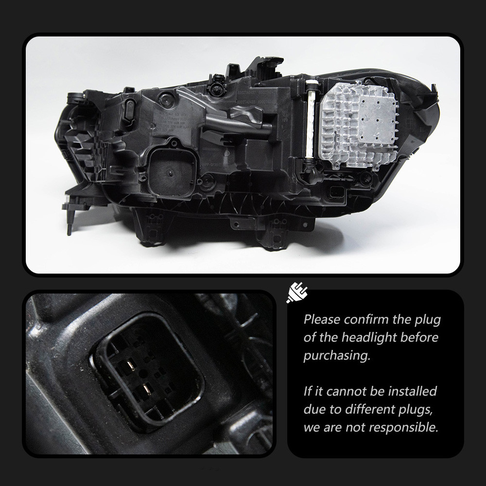 Car LED Lights Upgrade For BMW X5 G05 20 19-20 22 Low Beam Front Lights Dynamic Signal Head Lamp