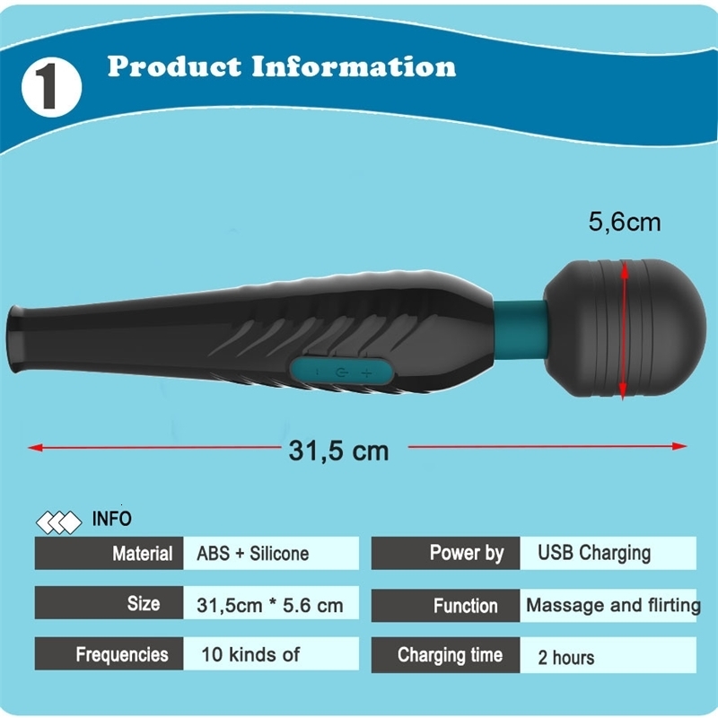 Big AV Stick Vibrator Adult Sex Toys for Woman Body Massage Powerful Vibration Girl Clitoris Stimulate Huge Vibrators for Women 240914