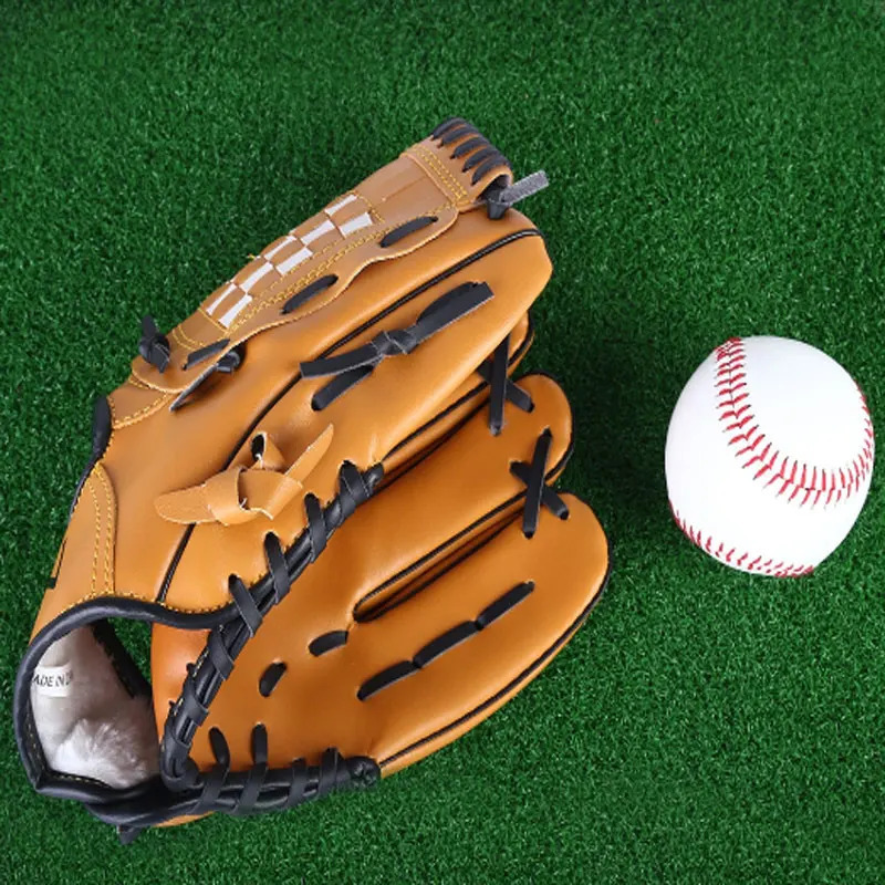 Outdoor Sports Two Colors Baseball Glove Softball Practice Equipment Size 9.510.511.512.5 Left Hand Adult Man Woman Train 241010