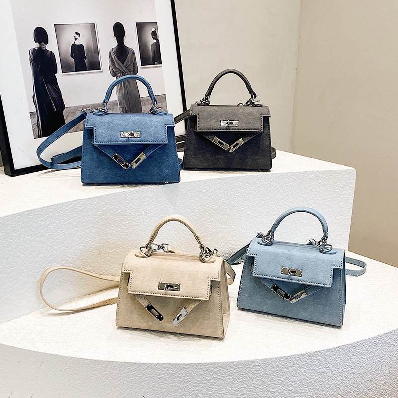 New Designer Women's PU Handbag Fashion Shoulder Crossbody High-end Small Square Bag 2025s 7293413a