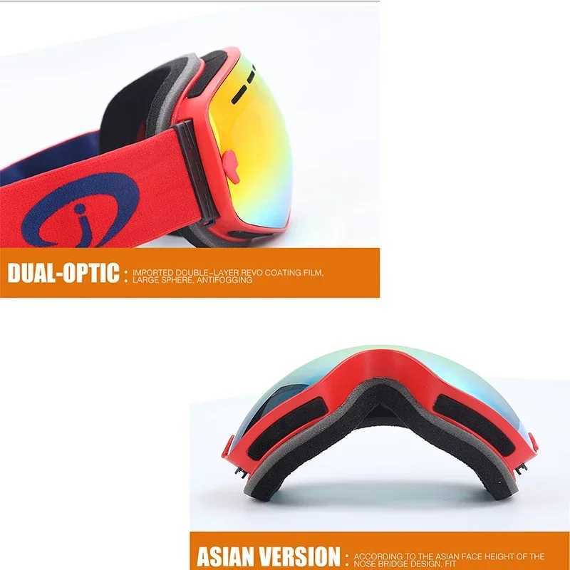 New 2024 Ski Goggles Double layer Anti fog Mens Sports Ski Glasses Snow Motorcycle Ski Womens Snow Sunglasses Ski Goggles CL241010